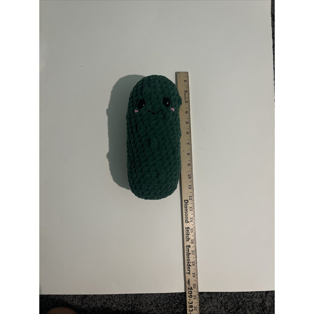 Handmade Knit/crochet Stuffed Pickle